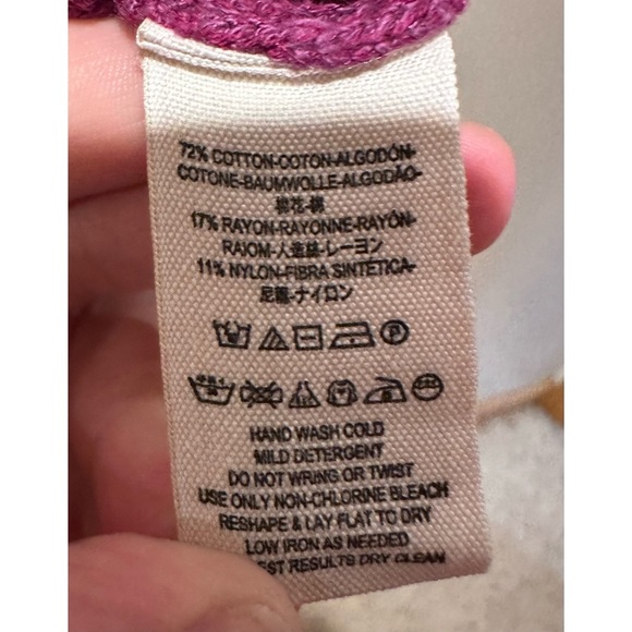 Free People On Your Team Sweater Mini Dress Size XS - Purple/Pink - Picture 6 of 11